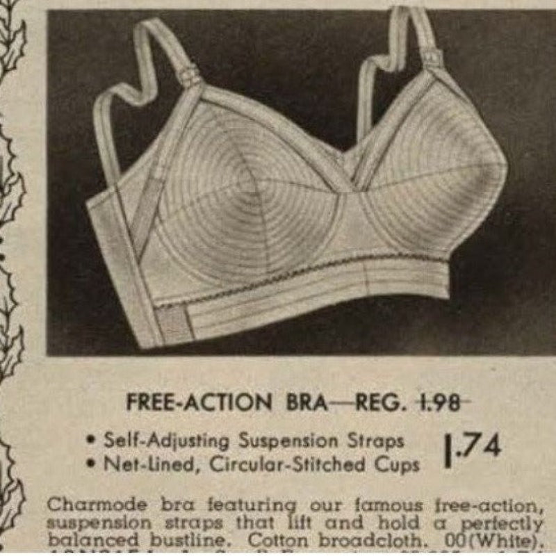 Vintage bra ad.