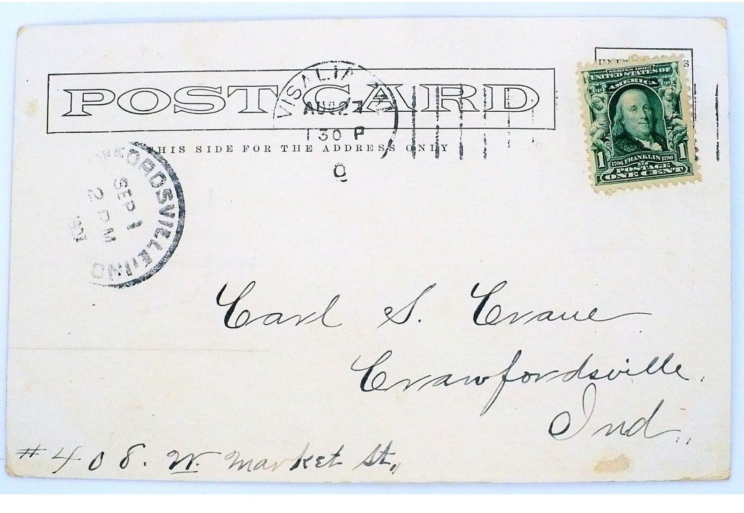 1907 Cog Railroad Pikes Peak CA Postcard
