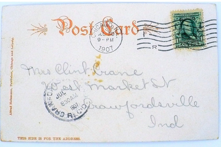 1907 Michigan Avenue Chicago IL Postcard